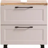 welltime Waschbeckenunterschrank »Lana«, Badmöbel, 2 Schubladen, 60 cm breit,