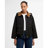 BARBOUR Weaver Regenjacke Damen Schwarz/Schwarz 36