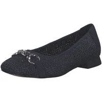 CAPRICE Da.-Ballerina für Damen, blau, 42 EU