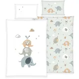 Herding babybest® Kinderbettwäsche Elephants 40x60cm, 100x135cm - mehrfarbig - 40x60/100x135cm
