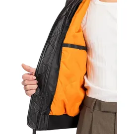 Alpha Industries Ma-1 Lederjacke schwarz L