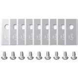 eufy T290X041, Rasenmäherklinge, eufy E15 Karbonstahl, 9 Stück(e)