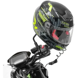 Helmschloss Motorrad HS1 Tourtecs Zahlenschloss schwarz