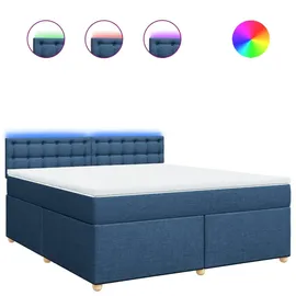 vidaXL Boxspringbett 180 x 200 cm Blau