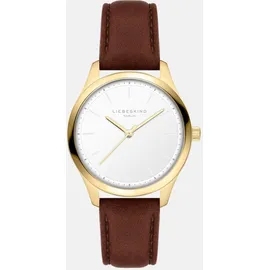 Liebeskind Berlin »Basic Staples« Armbanduhr, Damenuhr, Lederarmband, analog