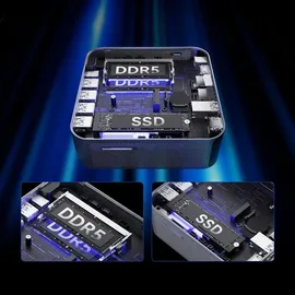 GEEKOM GT1 Mega Mini-PC Intel Core Ultra 9 185H 32 GB RAM 2 TB SSD Windows 11 Pro