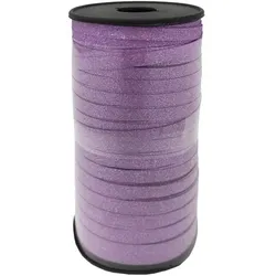 Geschenkband / Ballonband / Polyband / Kräuselband - glitzer lila 92m