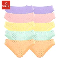 PETITE FLEUR PETITE FLEUR, Bikinislip in lila, rosa, gelb,