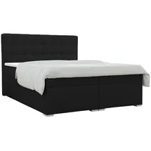 Deine Möbel 24 CLAUDIA 200 x 200 cm H4 Schwarz