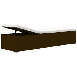 vidaXL Sonnenliege 200 x 67 x 42 cm Braun