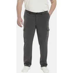 Cargohose CHARLES COLBY "Cargohose BARON CLAY", Herren, Gr. 70, grau (dunkelgrau melange), comfort fit, Hosen, mit 6 praktischen Taschen