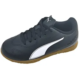 Puma Vitoria II It Jr Fußballschuh für Kinder, Unisex, Puma Schwarz Puma Weiß, 4 UK