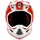 100% Status Downhillhelm Topenga Red / White XL