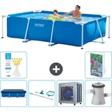 Rechteckiger Frame Pool - 260x160x65 Cm - 7-teilig  S109