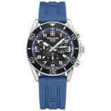 Swiss Alpine Military Schweizer Uhr Raptor blau