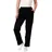 NORMANN CARE Damen Rehahose mit seitlichen Reißverschluß Jogginghose für Reha, Physio, Gipsbein, Farbe:schwarz, Größe:XS - XS