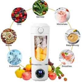 miuuipi Tragbarer Mixer Mini-Standmixer Smoothie-Maker