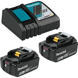 Makita Power Source Kit 18 V Li-Ion 2 x 6,0 Ah + DC18RC Ladegerät 199480-6