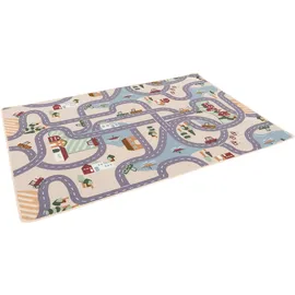Snapstyle Snapstyle, Kinder Spiel Straßenteppich Beige 200x300cm