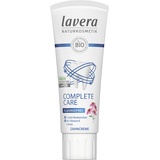 Lavera Zahncreme Complete Care Fluoridfrei, Bio-Echinacea & Calcium, Natürlich & Innovativ, Vegan, 75 ml