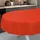 ANRO Wachstuch-Tischdecke abwaschbar Oval 220 x 140 cm Rot