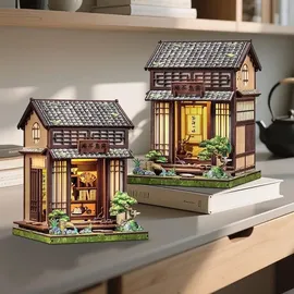 CUTEBEE Puppenhaus Miniature House Kirishima Cha-an 19 x 14 cm