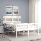 Prolenta Premium Seniorenbett Mit Kopfteil 120x200 Cm Weiß