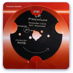 Kreismesser Potis Teflon