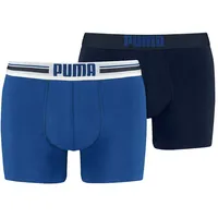 Puma Placed Logo Boxershorts blue S 2er Pack