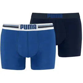 Puma Placed Logo Boxershorts blue S 2er Pack