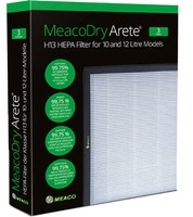 Dry Arete One H13 HEPA-Filter 10L / 12L, 3 Stück - für Meaco Dry Arete One 10L und 12L Luftentfeuchter