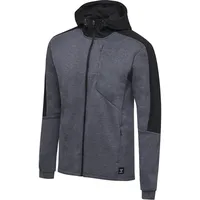 Hummel hmlTROPPER Freizeit Kapuzenjacke Herren black iris melange S