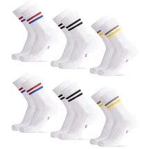 Danish Endurance Tennis Crew Socken 6er Pack Bunt 39-42