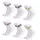 Danish Endurance Tennis Crew Socken 6er Pack Bunt 39-42