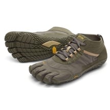 Vibram Mens V-TREK Sneaker, Military/Dark Grey, 45 EU