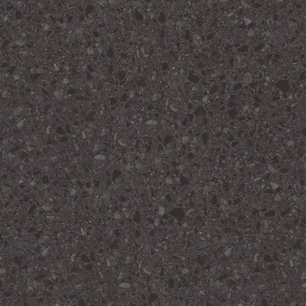 HSK RenoDeco-Designplatte Terrazzo anthrazit 100 x 255 cm Seidenmatt-Oberfläche, 940000-843 940000-843