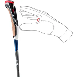 Leki Smart Flash 110 cm anthracite-midnightblue-darkmetallic-white