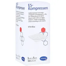 + Prisoma GmbH ES-KOMPRESSEN unsteril 5x5 cm 8fach
