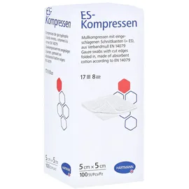 + Prisoma GmbH ES-KOMPRESSEN unsteril 5x5 cm 8fach