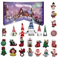 Wichtel-Adventskalender 2024, Weihnachtszwerg-Adventskalender, 24-teilige Gonks-Dekoration, Adventskalender, Weihnachtszwerg-Figuren, Puppen-Plüschspielzeug für Kinder