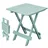 PROGARDEN Klapptisch 45 x 43 x 50 cm weiß