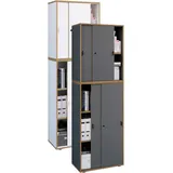 VCM Aktenschrank Schiebetüren Salia 5fach