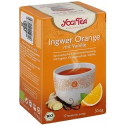 Yogi Tea Ingwer Orange+vanille Bio Filterbeutel