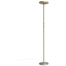 Rotaliana Sol F1 Stehleuchte Struktur bronze matt, Raster gold matt | warmweiß (3000 K)