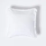 Homescapes Kissenbezug 30 x 30 cm Weiss