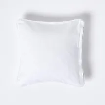 Homescapes Kissenbezug 30 x 30 cm Weiss