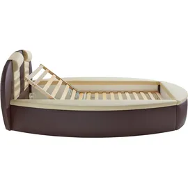 Westfalia Schlafkomfort Rundbett 180 x 230 cm Braun