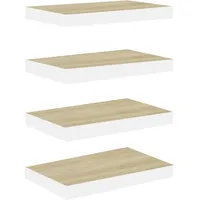 vidaXL Wandregal 50 x 23 x 3,8 cm Weiß