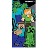 Carbotex MINECRAFT Strandtuch Badetuch Duschtuch 70x140cm MC111223-R - Grün