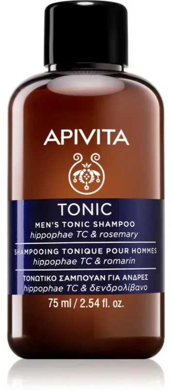 Apivita Tonic Men's Tonic Shampoo Shampoo gegen Haarausfall 75 ml
